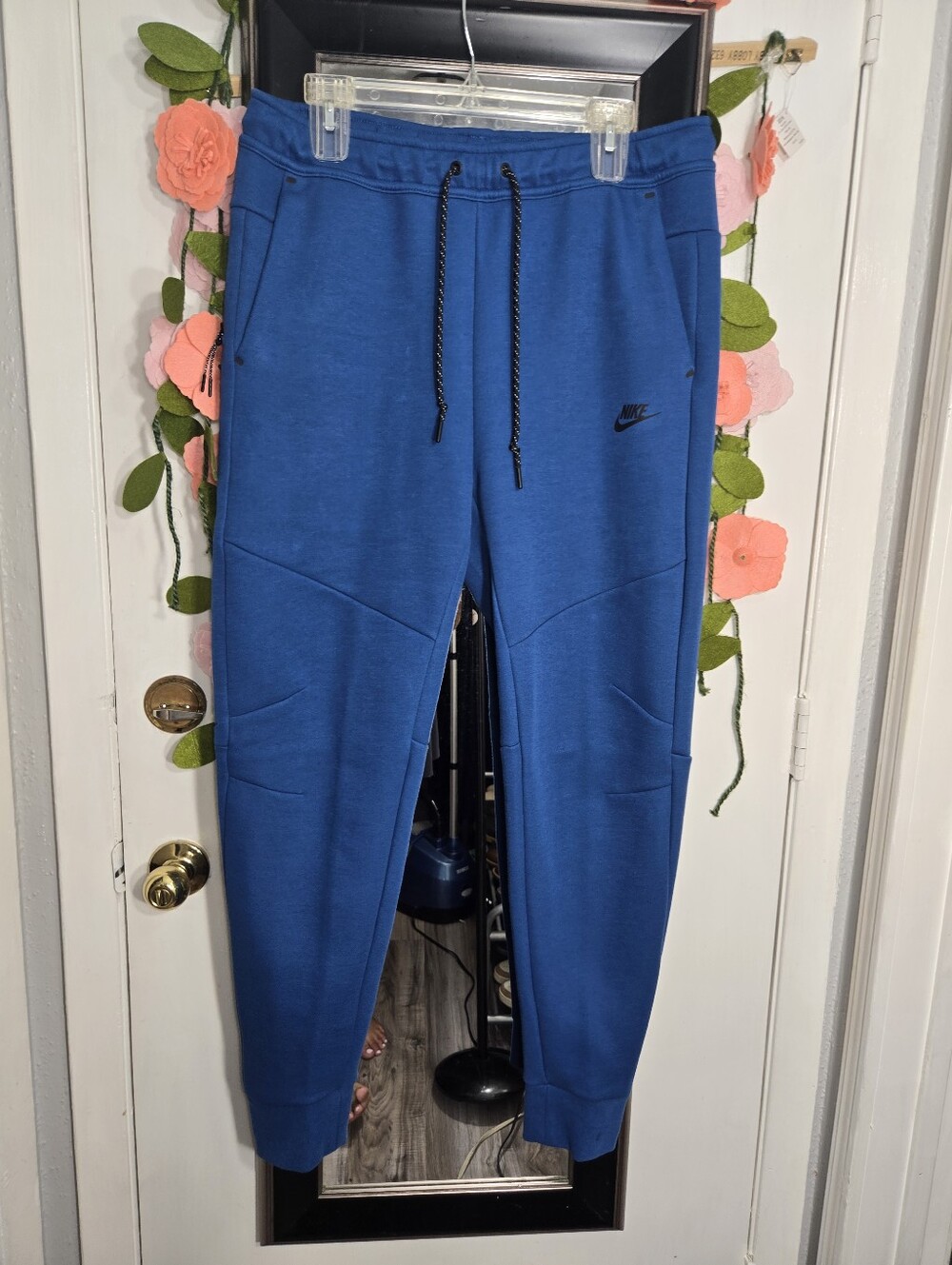 Men's Nike Slim Fit Blue Joggers Sz Large NWT